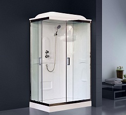 Royal Bath Душевая кабина RB 8120HP1-T-CH R (прозрачное стекло) – фотография-4