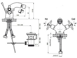 Cezares Смеситель LORD-BS1-01 для биде – фотография-2