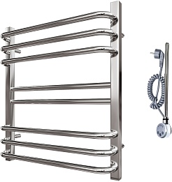 Point Полотенцесушитель электрический П8 500x600 PN90156SE хром – фотография-1