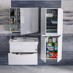 СанТа Мебель для ванной Сатурн 85 подвесная – фотография-3