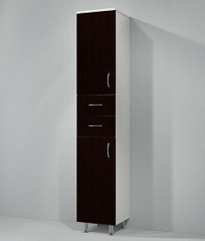 Какса-а Пенал для ванной "Венге" L с б/к – фотография-2