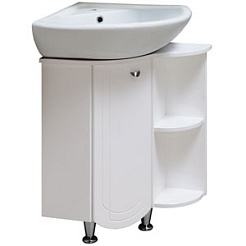 Runo Мебель для ванной Бис R угловая – фотография-4