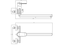 Aquatek Смеситель для ванны Ника AQ1842MB черный матовый – фотография-5