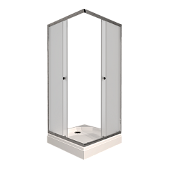 Triton Душевой уголок Вента Хром Вельвет 80/80 Щ0000067980 – фотография-5