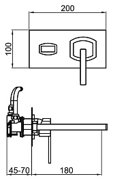 Webert Смеситель для раковины Azeta New AA830606015 хром – фотография-2