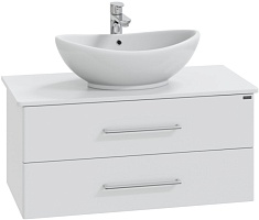 СанТа Тумба с раковиной Вегас 100 подвесная белая