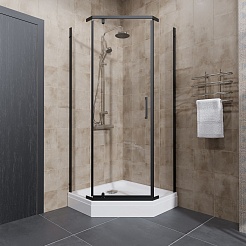 Triton Душевой уголок Дека-Блэк 90/90 Щ0000059782 – фотография-4
