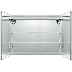 Aquatek Зеркало-шкаф 90 AQ7904-MLC с круговой подсветкой – фотография-3