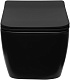 Allen Brau Унитаз подвесной Liberty 4.33007.31 чёрный матовый с крышкой 4.33008.31 – фотография-48