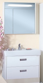 Бриклаер Мебель для ванной подвесная Палермо 80 – фотография-1