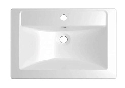 Mixline Тумба с раковиной Сура 60 графит/белая – фотография-6