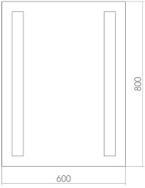 Mixline Зеркало Стиль Танго 60 – фотография-2