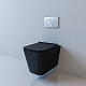 Esbano Унитаз Gartez подвесной безободковый черный матовый – картинка-11