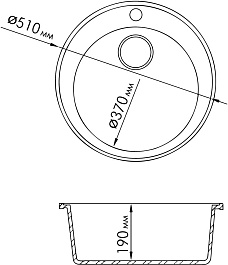 Rossinka Мойка кухонная RS51R-Sand – фотография-2