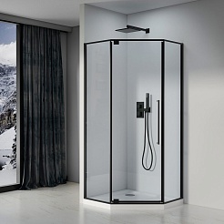 Black&White Душевой уголок Stellar Wind S815 BC 90x90 – фотография-3