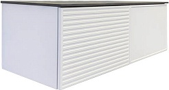 Comforty Тумба Геленджик 120 подвесная белая матовая – фотография-1