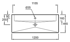 Jacob Delafon Тумба с раковиной "Reve 120" дымчатая, 1 ящик – фотография-3
