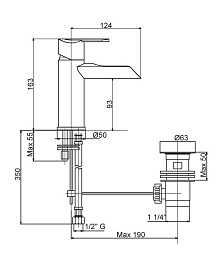 Cezares Смеситель HEAVEN-LSM1-01 для раковины – фотография-2