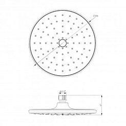 Lemark Верхний душ LM8130C – фотография-2
