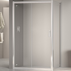 RGW Душевой уголок Passage PA-76 (PA-016 + Z-050-2) 150x70 профиль хром стекло прозрачное – фотография-1