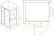 RGW Душевой уголок Passage PA-078-1B (PA-008B + Z-060-2B) 110x90 профиль черный стекло прозрачное – картинка-6