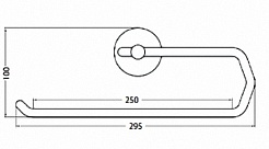 Bemeta Держатель полотенца Omega 146403152 – фотография-2