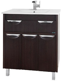 Водолей Тумба с раковиной "Габи 75" венге – фотография-1