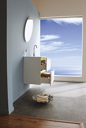 BelBagno Тумба с раковиной подвесная CLIMA 80 Bianco Lucido – фотография-7