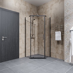 Triton Душевой уголок Дека-Блэк 90/90 Щ0000059783 – фотография-7