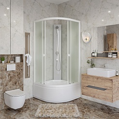 Niagara Душевая кабина Promo P80/40/MT/BK – фотография-3