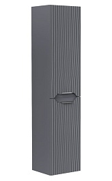 Equil Шкаф пенал Mirage 36 R подвесной графит софт – фотография-1