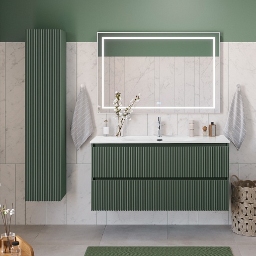 BelBagno Тумба под раковину Uno 120 подвесная Еловый матовый – картинка-11