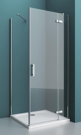 BelBagno Душевой уголок Kraft 80/100 KRAFT-AH-12-80/100-C-Cr-R стекло прозрачное – фотография-1