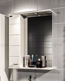 СанТа Зеркальный шкаф Омега 60 L – фотография-2