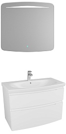 Owl 1975 Тумба с раковиной Gotland 90 2 ящика – фотография-2