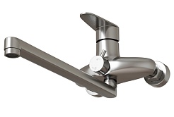 Mixline Смеситель для ванны и раковины 35k MLSS36-02 "Steel Kit" хром – фотография-2