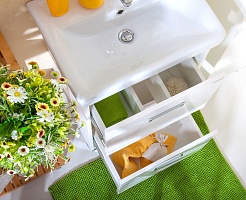 Бриклаер Тумба с раковиной подвесная Палермо 55 – фотография-4