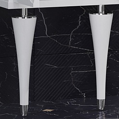 Opadiris Шкаф пенал Ибица 45 белый/хром – фотография-4