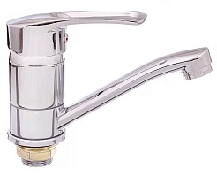 Frap Смеситель для кухни H701 F45701-B хром – фотография-1