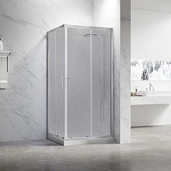 Veconi  Душевой уголок Rovigo RV-27CH Pear 90x90 – фотография-2