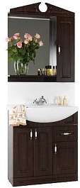 Водолей Мебель для ванной Капри 75 R венге – фотография-1