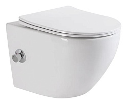 BelBagno Унитаз подвесной Uno BB3105CHR-BS/SC – фотография-1