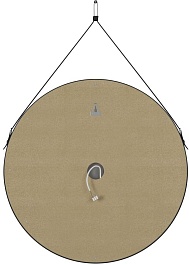 Owl 1975 Зеркало для ванной Viken Black D650 – фотография-5