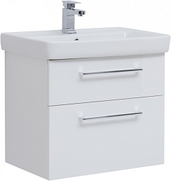 Dreja Тумба с раковиной Q MAX 70 белая – фотография-1