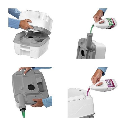 Thetford Биотуалет Porta Potti Qube 365 белый – картинка-3