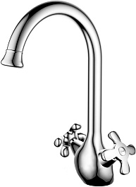 D&K Смеситель "Lorsch Hessen DA1412401" для кухонной мойки – фотография-1