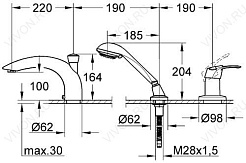 Grohe Смеситель "Chiara 19157000" – фотография-2