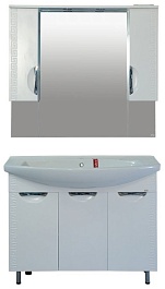 Misty Мебель для ванной Престиж 105 белый – фотография-1