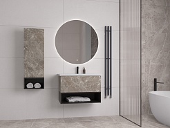 Style Line Шкаф пенал Мальта 36 подвесной рускеала – фотография-4