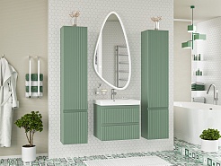 Brevita Шкаф пенал Victory 35 R зеленый – фотография-10